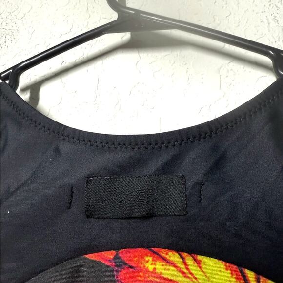 Maria Cher Floral Sleeveless Dress Size 2 - Picture 4 of 7